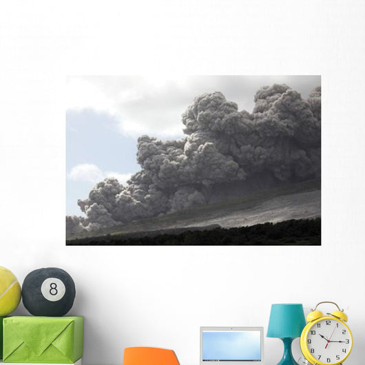 Pyroclastic Flow Descending down Wall Decal