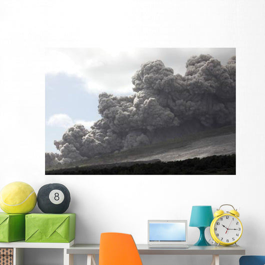 Pyroclastic Flow Descending down Wall Decal