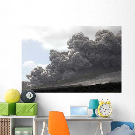 Pyroclastic Flow Descending down Wall Decal