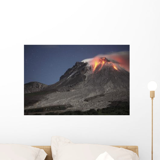 Glowing Lava Dome during Wall Decal