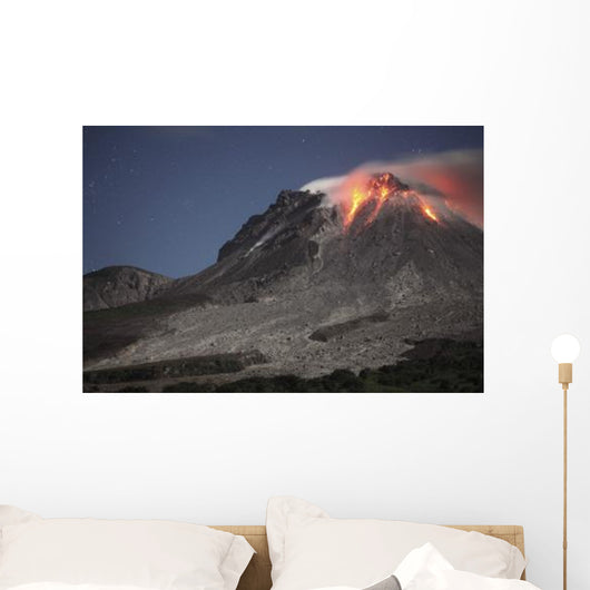 Glowing Lava Dome during Wall Decal