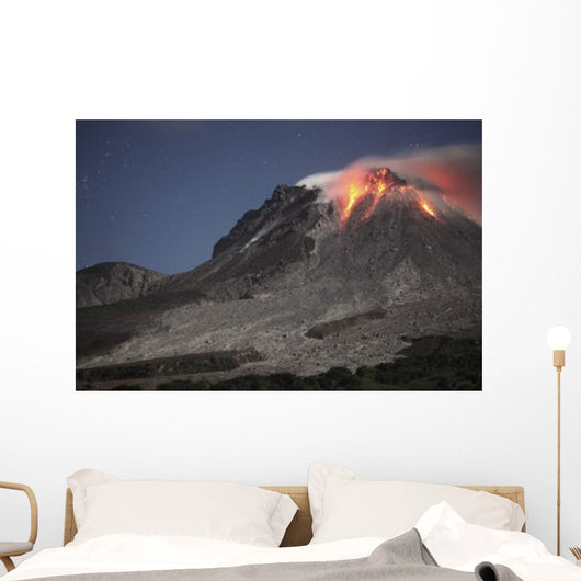 Glowing Lava Dome during Wall Decal
