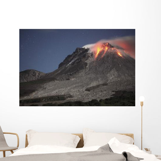 Glowing Lava Dome during Wall Decal