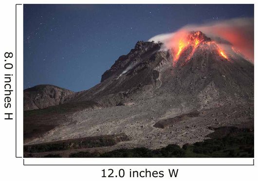 Glowing Lava Dome during Wall Decal