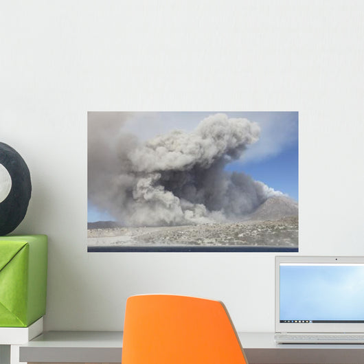 Pyroclastic Flow Abandoned City Wall Decal Design 2