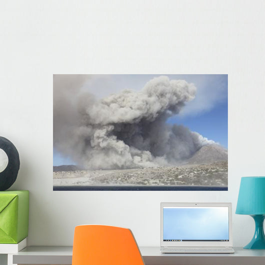 Pyroclastic Flow Abandoned City Wall Decal Design 2