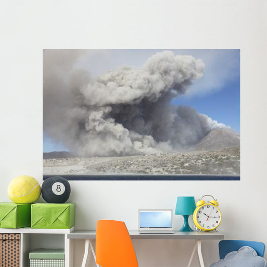 Pyroclastic Flow Abandoned City Wall Decal Design 2