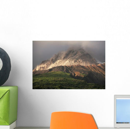 Growing Lava Dome Soufriere Wall Decal