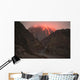 Cloud-capped Lava Dome Soufriere Wall Decal