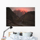 Cloud-capped Lava Dome Soufriere Wall Decal