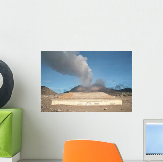 Plymouth Courthouse Buried Lahar Wall Decal Design 1