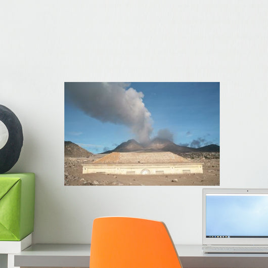 Plymouth Courthouse Buried Lahar Wall Decal Design 1