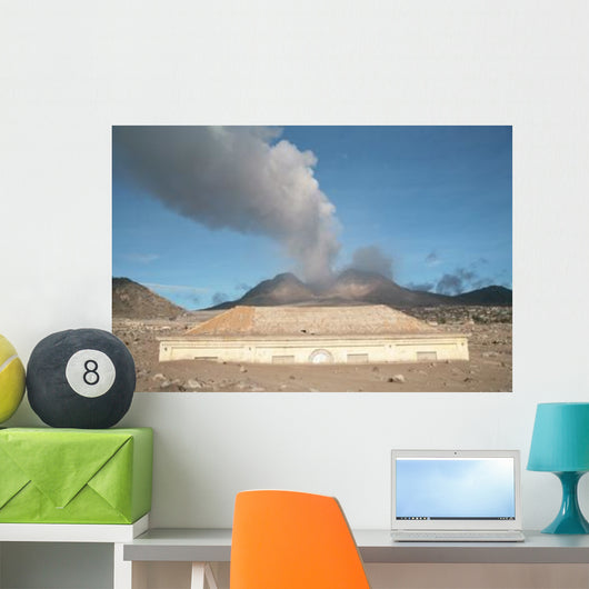 Plymouth Courthouse Buried Lahar Wall Decal Design 1