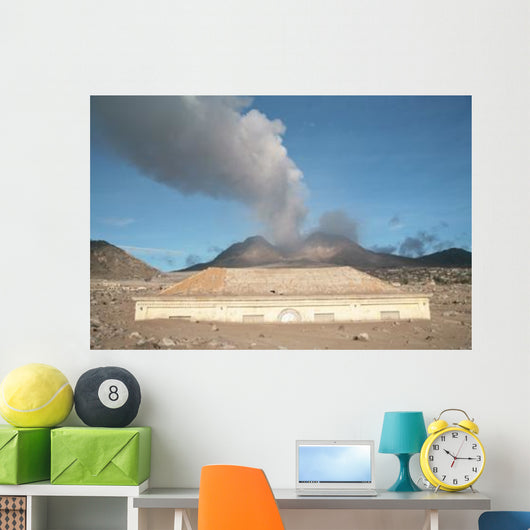 Plymouth Courthouse Buried Lahar Wall Decal Design 1