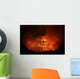 Lava Lake Pit Crater Wall Decal Design 2