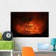 Lava Lake Pit Crater Wall Decal Design 2