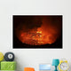 Lava Lake Pit Crater Wall Decal Design 2