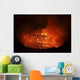 Lava Lake Pit Crater Wall Decal Design 2