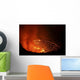 Lava Lake Pit Crater Wall Decal Design 1