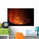 Lava Lake Pit Crater Wall Decal Design 1