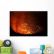 Lava Lake Pit Crater Wall Decal Design 1