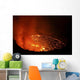 Lava Lake Pit Crater Wall Decal Design 1