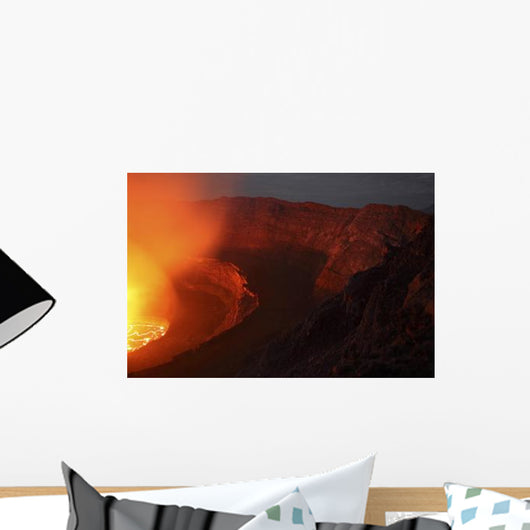 Summit Caldera with Lava Wall Decal