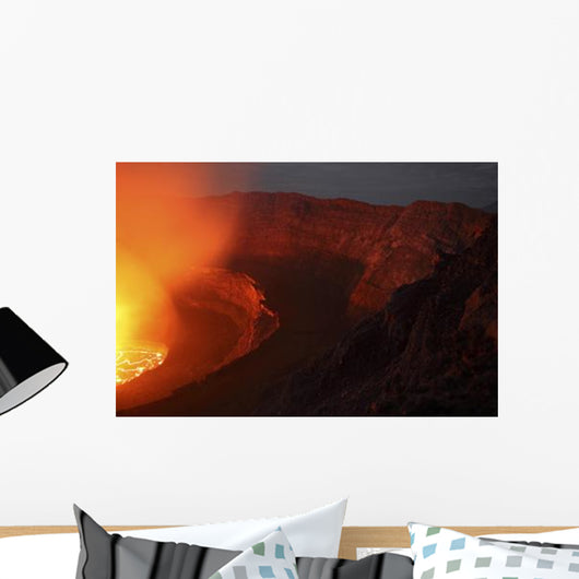 Summit Caldera with Lava Wall Decal