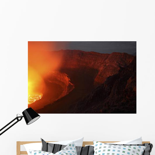 Summit Caldera with Lava Wall Decal