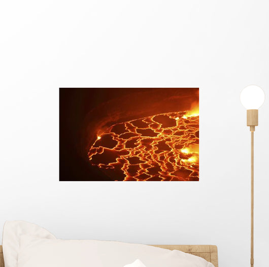 Lava Lake Summit Caldera Wall Decal