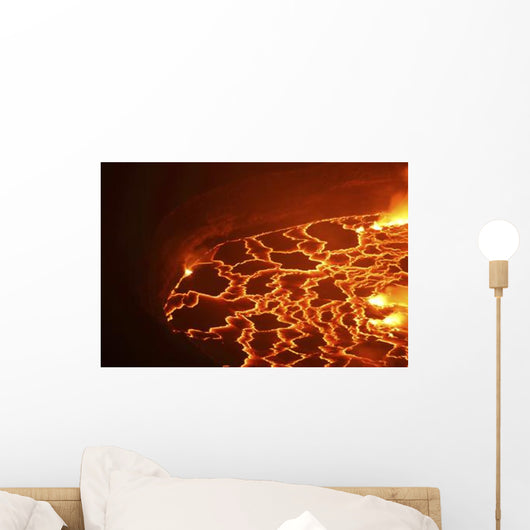 Lava Lake Summit Caldera Wall Decal