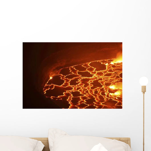Lava Lake Summit Caldera Wall Decal