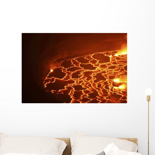 Lava Lake Summit Caldera Wall Decal