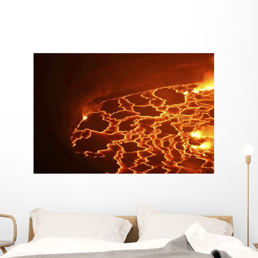Lava Lake Summit Caldera Wall Decal