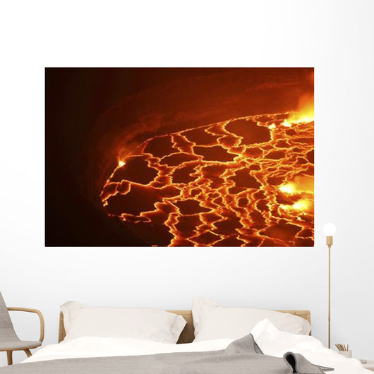 Lava Lake Summit Caldera Wall Decal