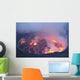 Active Lava Lake Pit Wall Decal