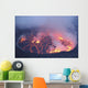 Active Lava Lake Pit Wall Decal