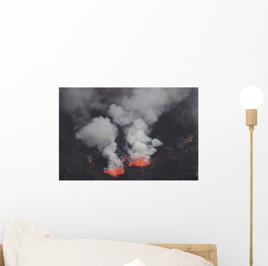 Small Fountains Lava Lake Wall Decal