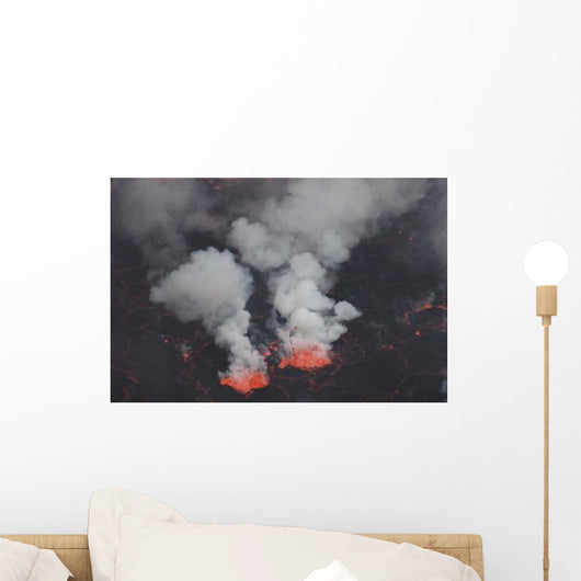 Small Fountains Lava Lake Wall Decal