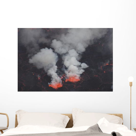 Small Fountains Lava Lake Wall Decal