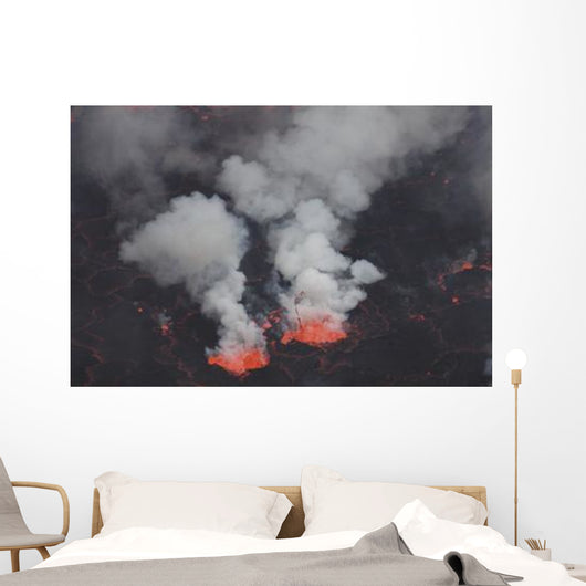 Small Fountains Lava Lake Wall Decal