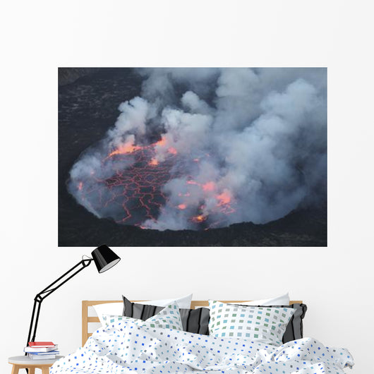 Lava Lake with Small Wall Decal