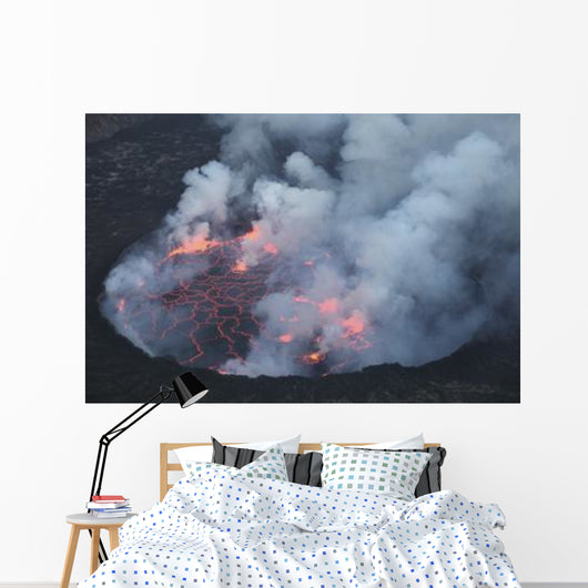Lava Lake with Small Wall Decal