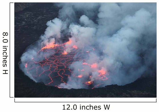 Lava Lake with Small Wall Decal