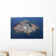 Aerial White Island Volcano Wall Decal Design 4