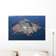 Aerial White Island Volcano Wall Decal Design 4
