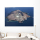 Aerial White Island Volcano Wall Decal Design 4
