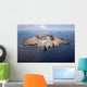 Aerial White Island Volcano Wall Decal Design 2