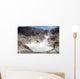 Acidic Crater Lake White Wall Decal Design 1