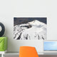 Snow-covered Ngauruhoe Cone Mount Wall Decal